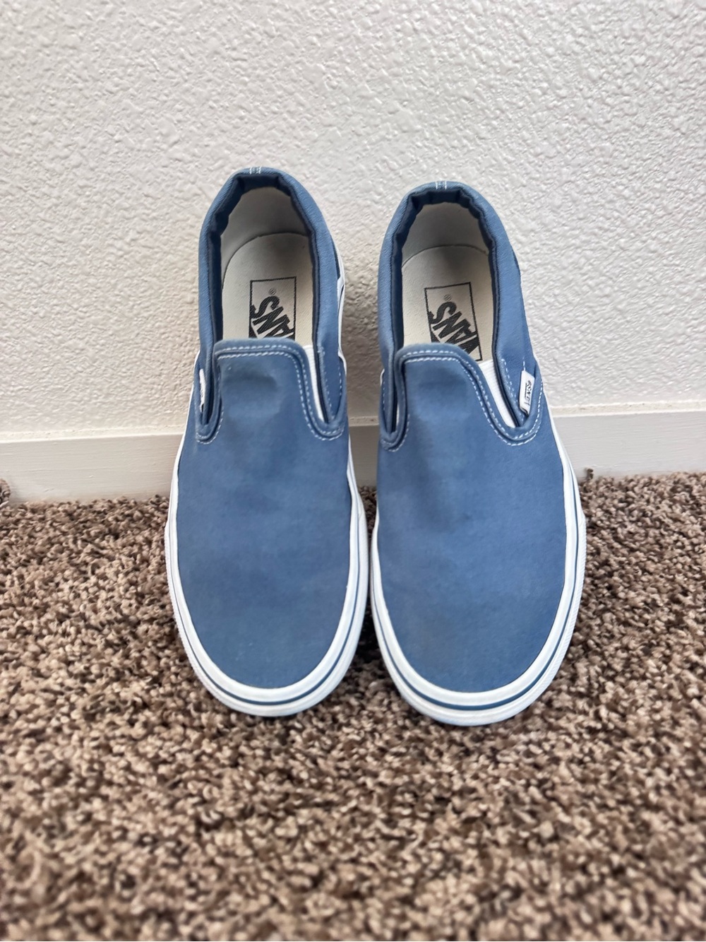Vans Slip-On Sneakers in Slate Blue - Picture 2 of 5